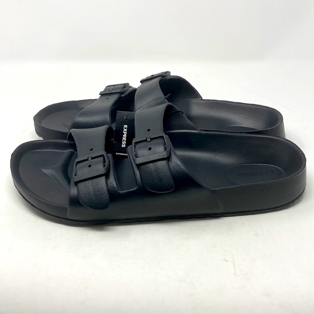 Express Men Double Buckle Slides/Sandals/Flip-flops Sizes 11 &12